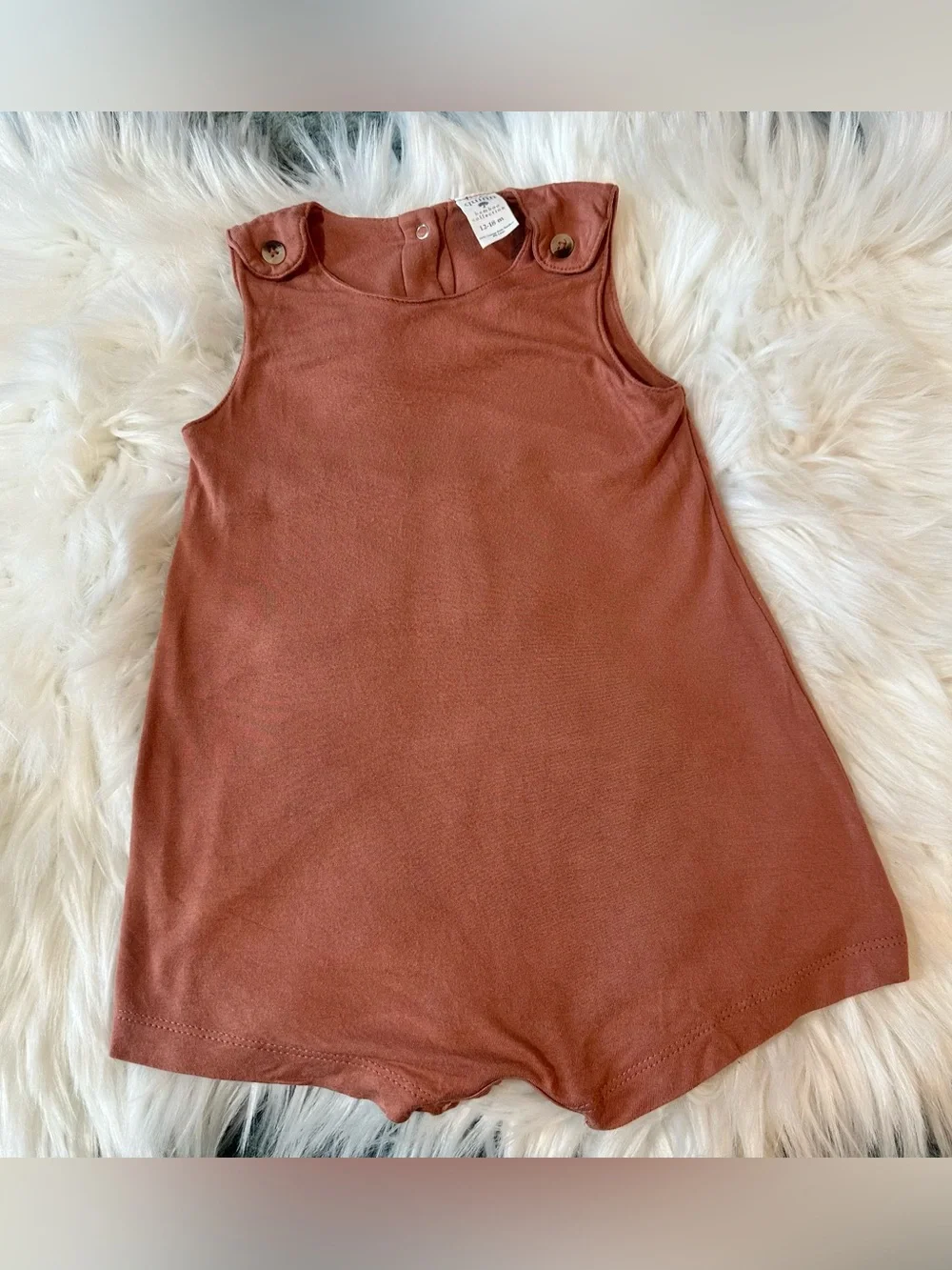Kate Quinn Camel Brown Bamboo Jumper | Size 12-18 months